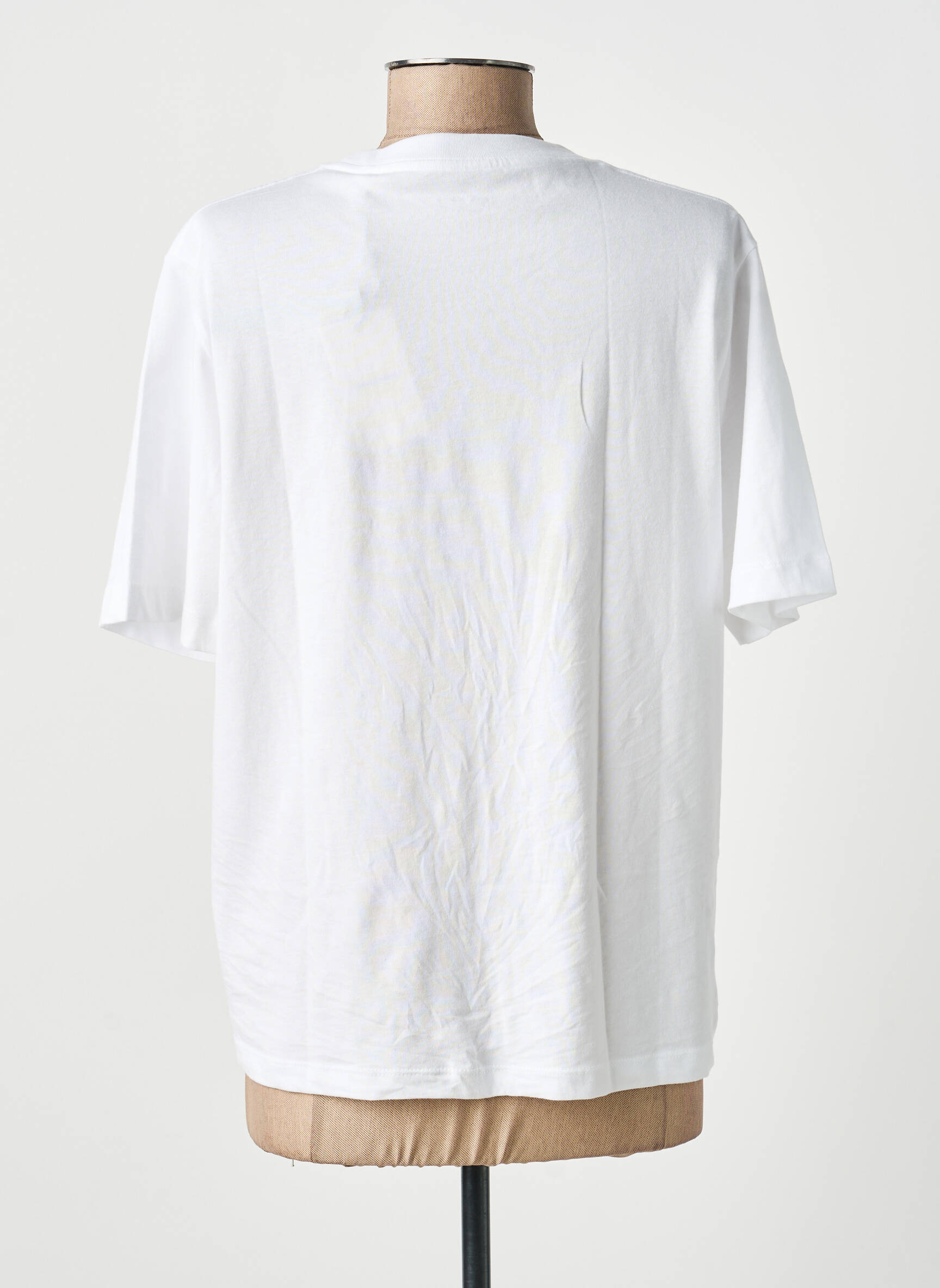 T-marškinys floqué serigrafija trumpas rankovės baltas PEPE JEANS moteris