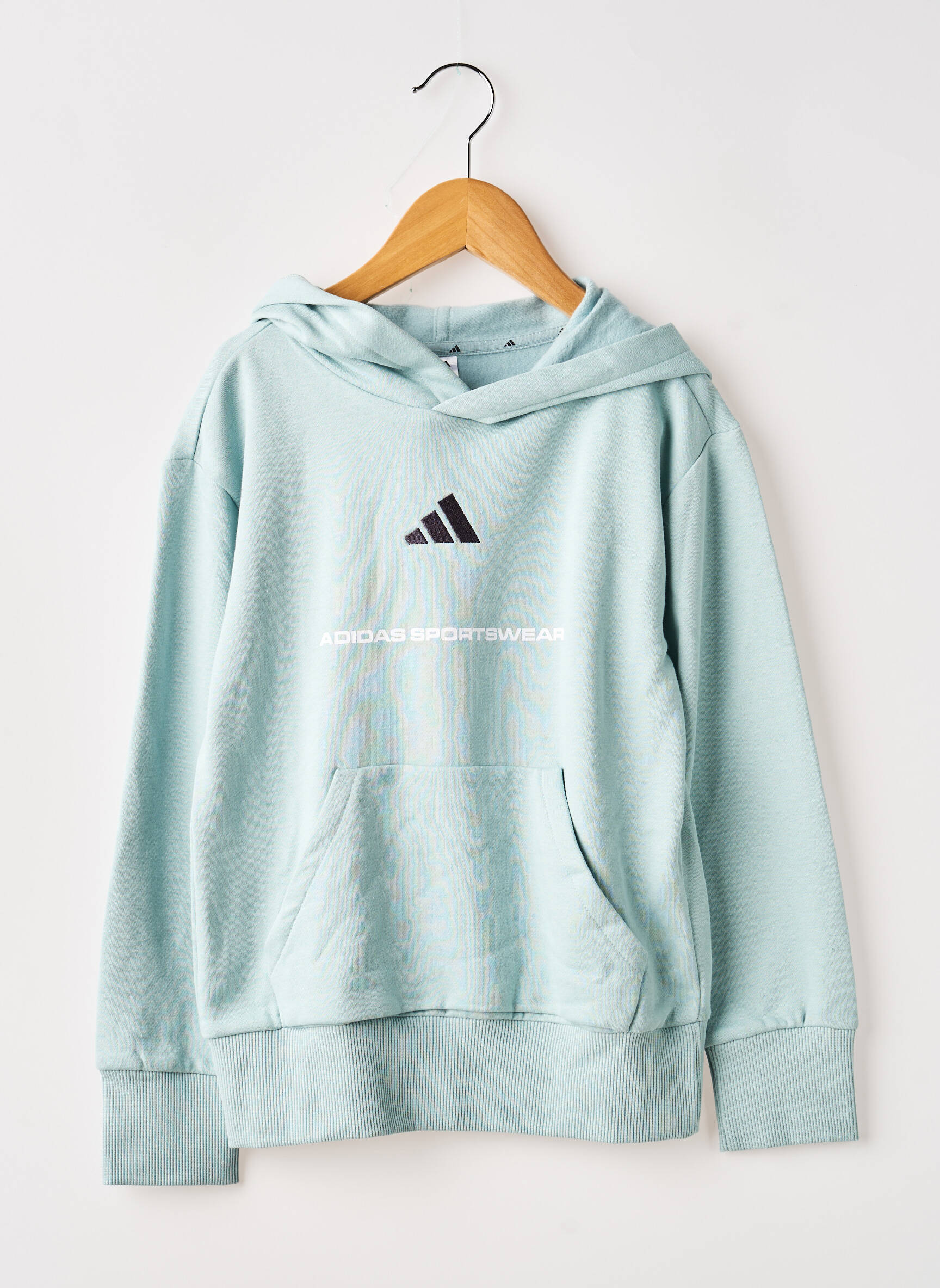 Kapišonas ilgos rankovės ilgos rankovės mėlyna ADIDAS mergina