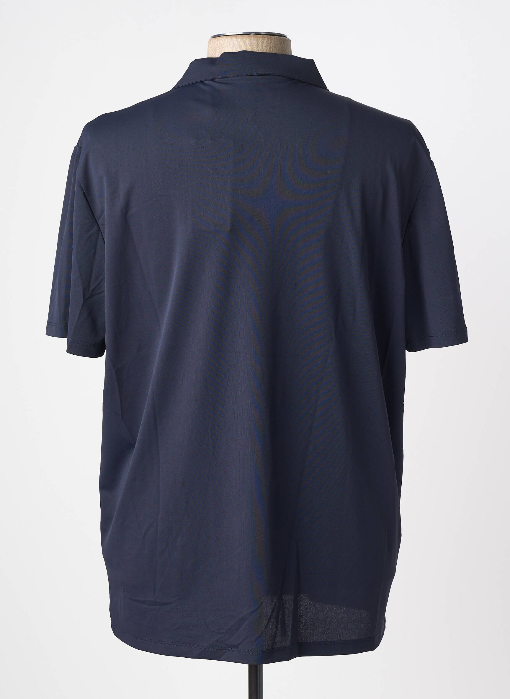 Polo jersey audinys trumpas rankovės mėlyna NO EXCESS vyras