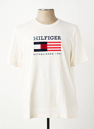 T-marškinys siuvinėjimas trumpas rankovės bežinis TOMMY HILFIGER vyras