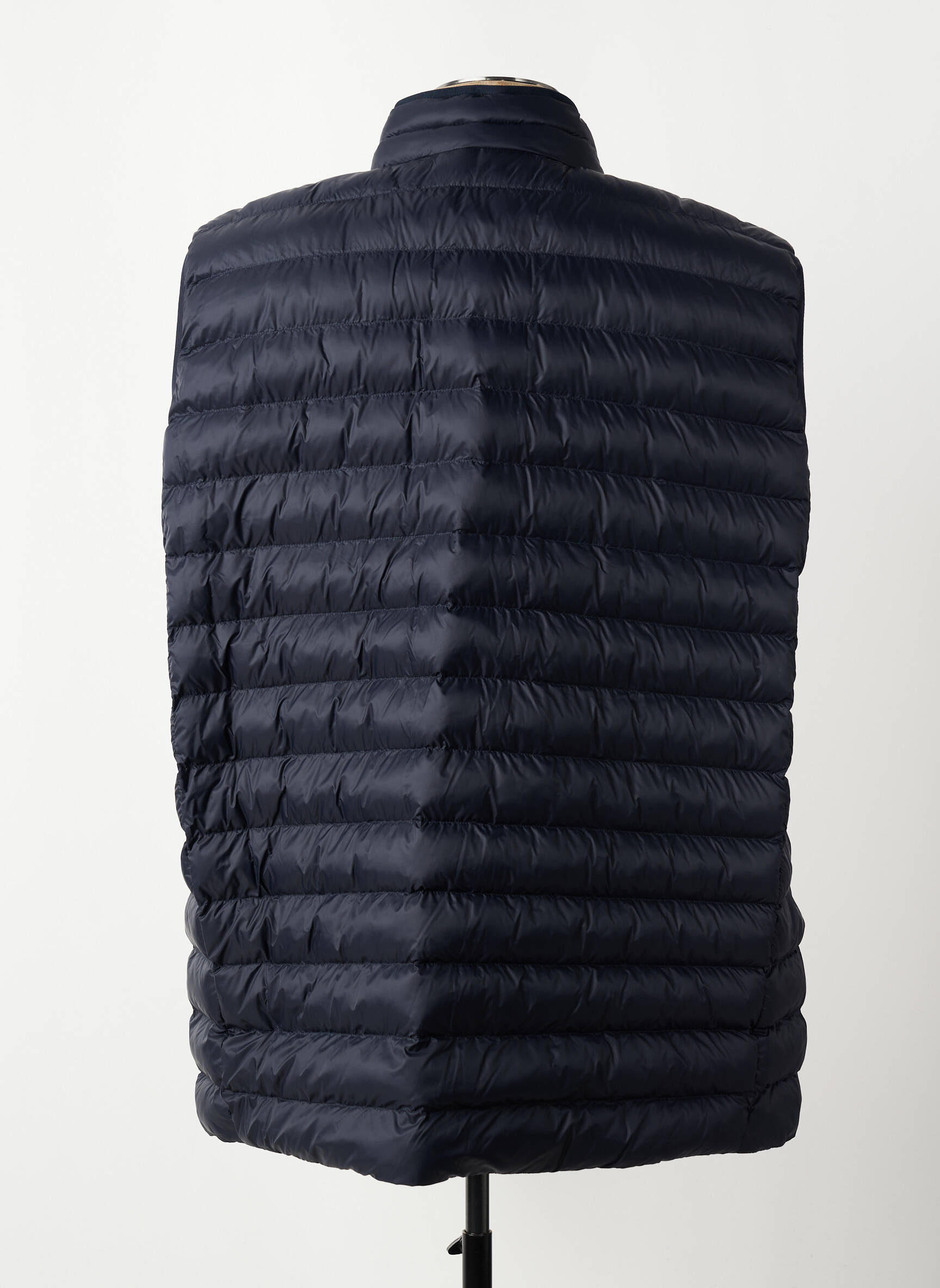 Pūkinė striukė priekinis užtrauktukas be gobtuvų mėlyna TOMMY HILFIGER vyras