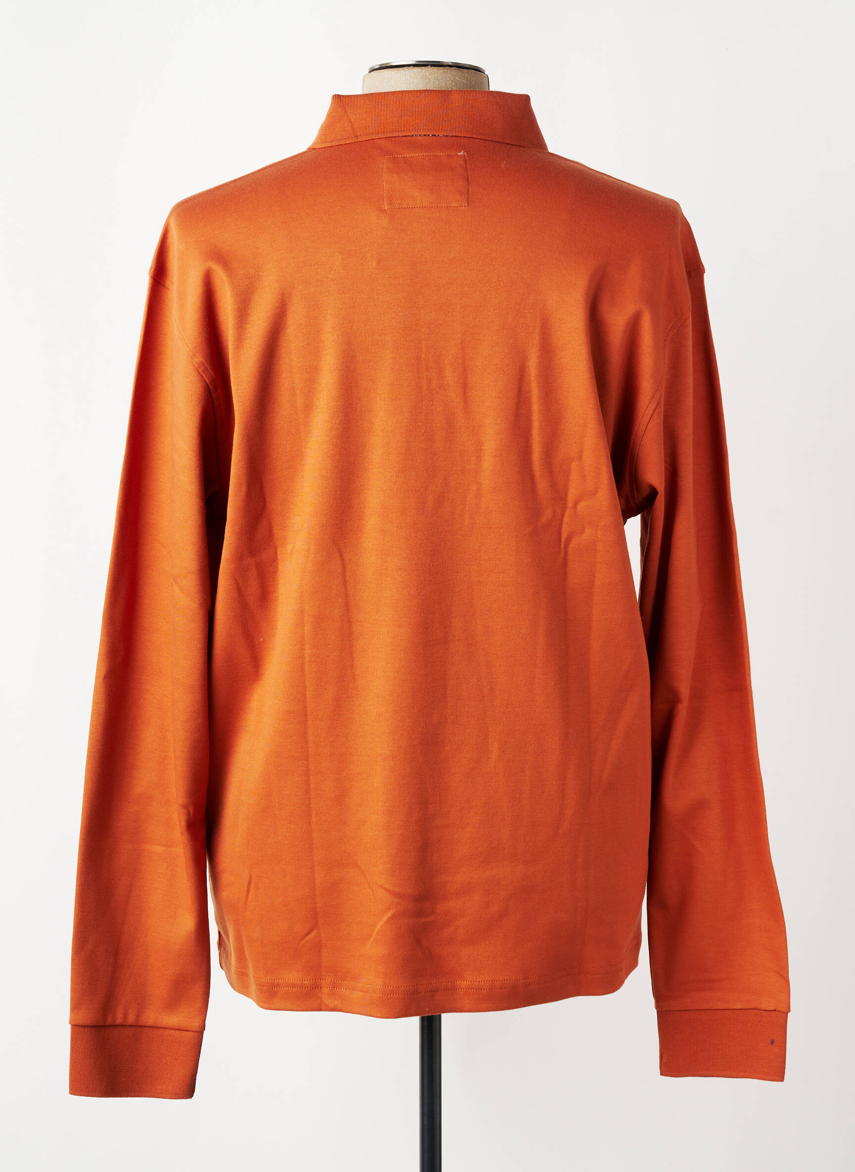Polo ilgos rankovės ilgos rankovės oranžinė MASSIMO BONI vyras