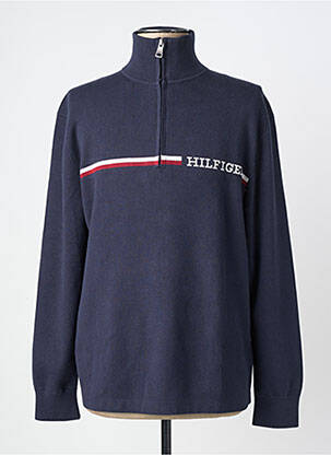 Megztinis tamprumas ilgos rankovės mėlyna TOMMY HILFIGER vyras