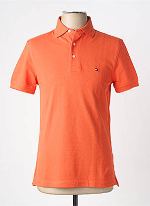 Polo tamprumas trumpas rankovės oranžinė TOMMY HILFIGER vyras