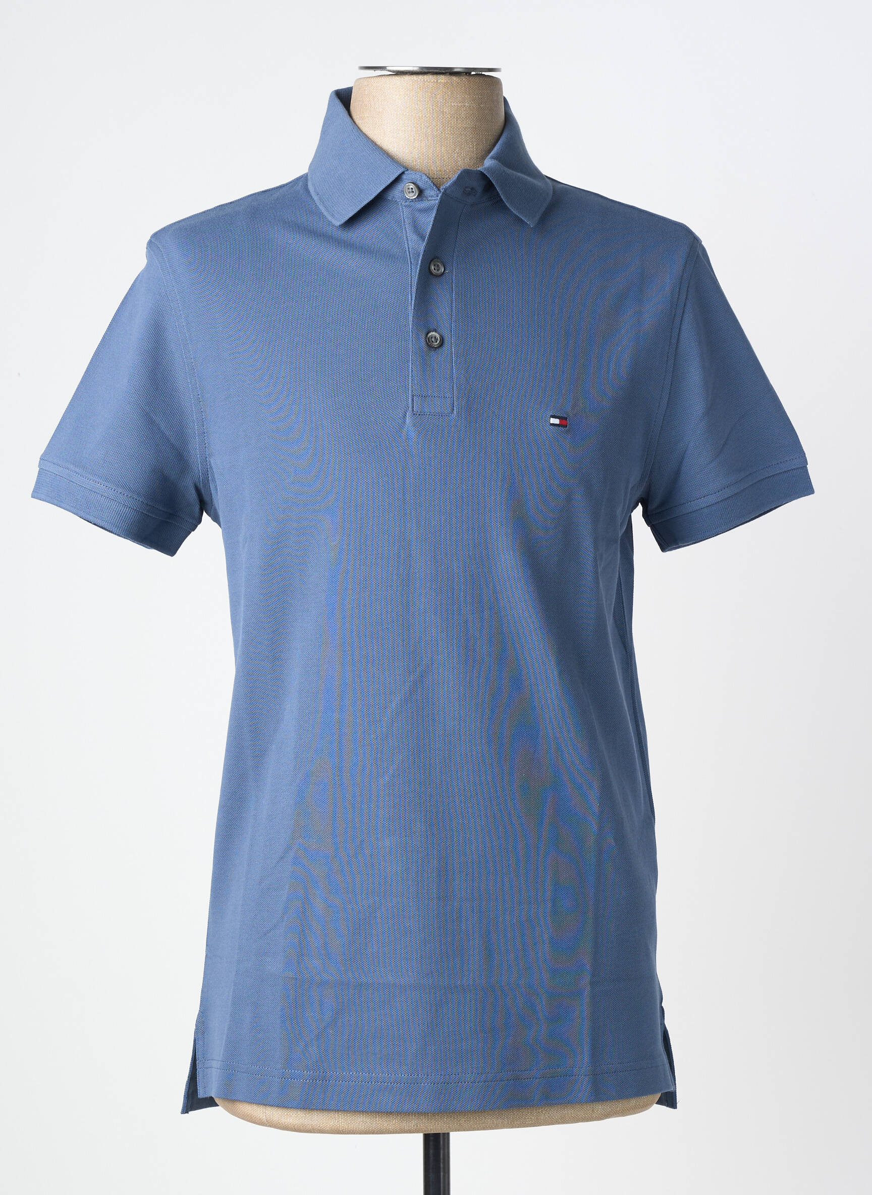 Polo tamprumas trumpas rankovės tamsiai mėlyna TOMMY HILFIGER vyras