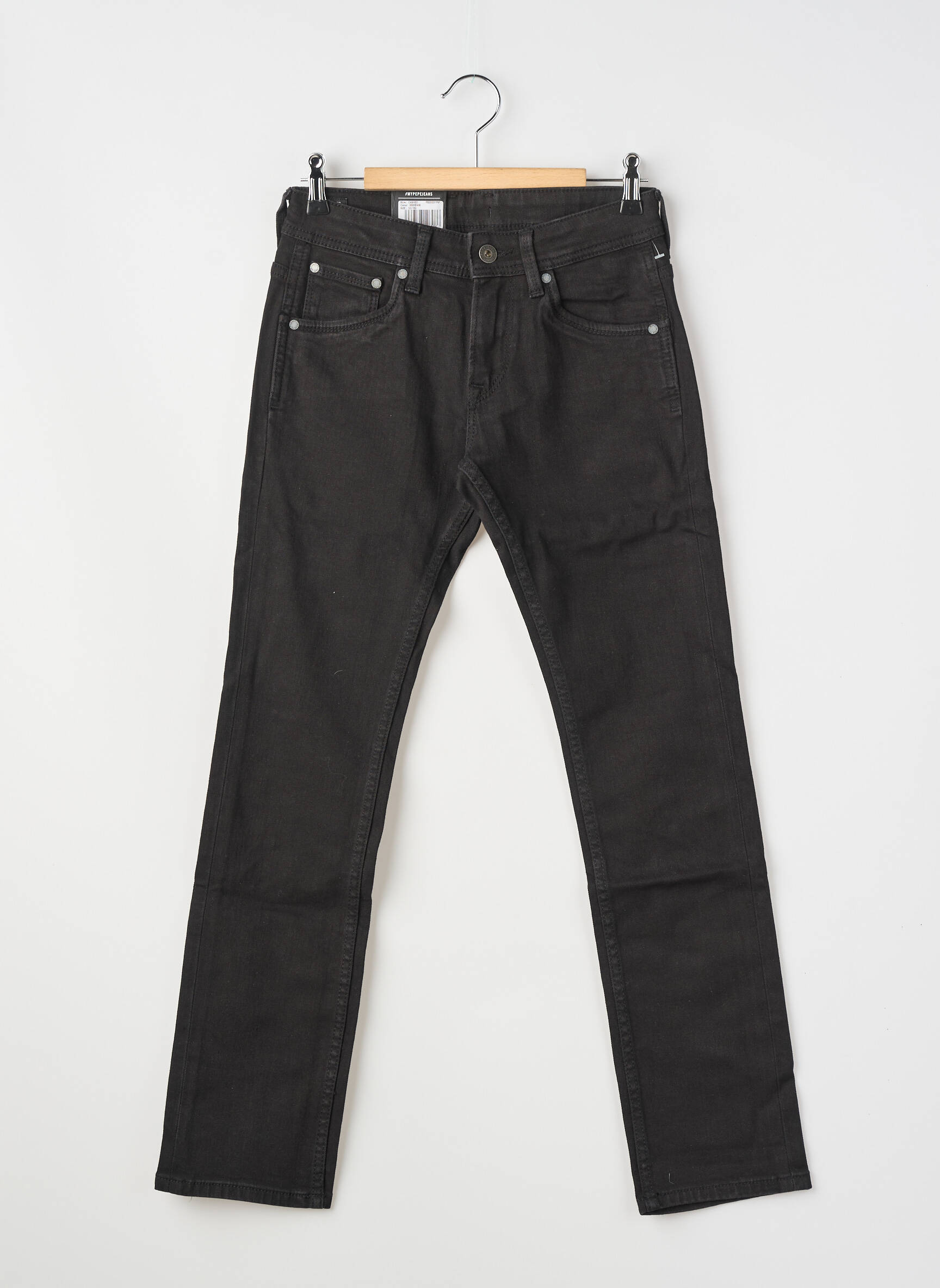 Lieknos džinsai kišenės juodas PEPE JEANS berniukas