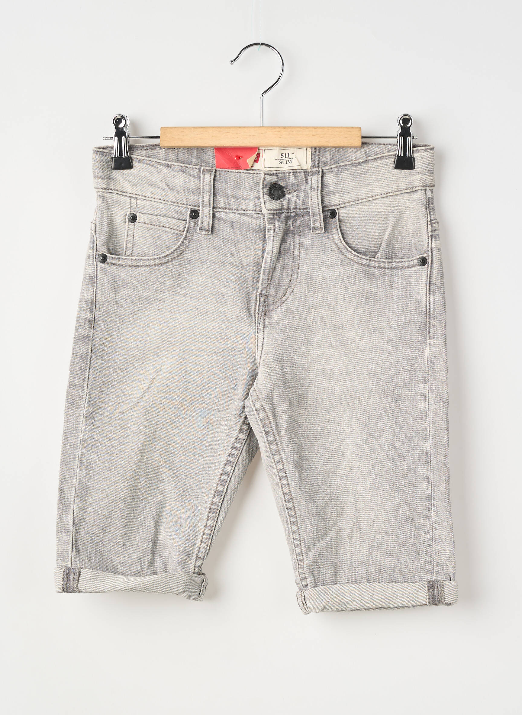 Bermudas denimo audinys reguliuojamo dydžio pilka LEVI'S berniukas