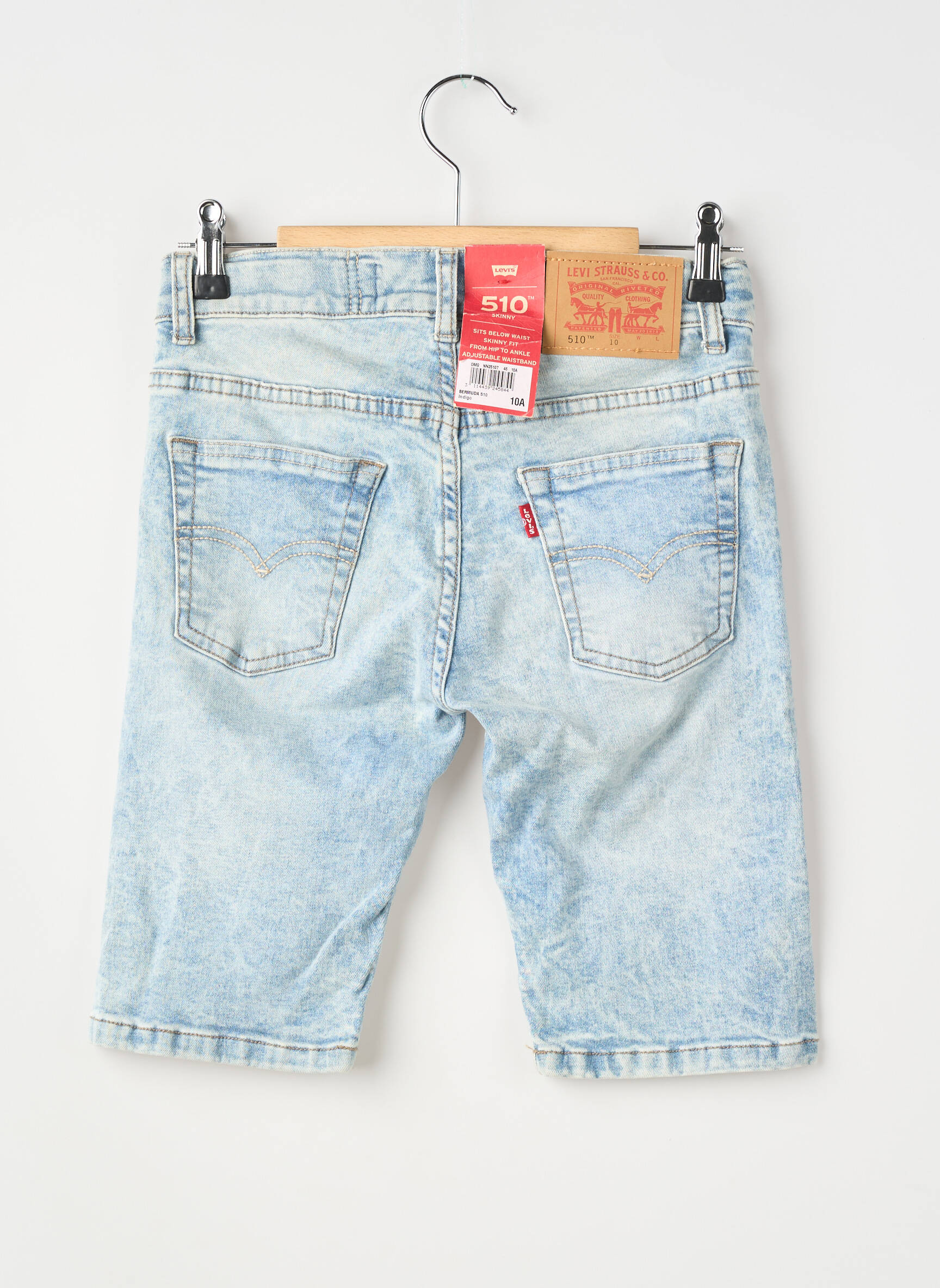 Bermudas denimo audinys reguliuojamo dydžio mėlyna LEVI'S berniukas