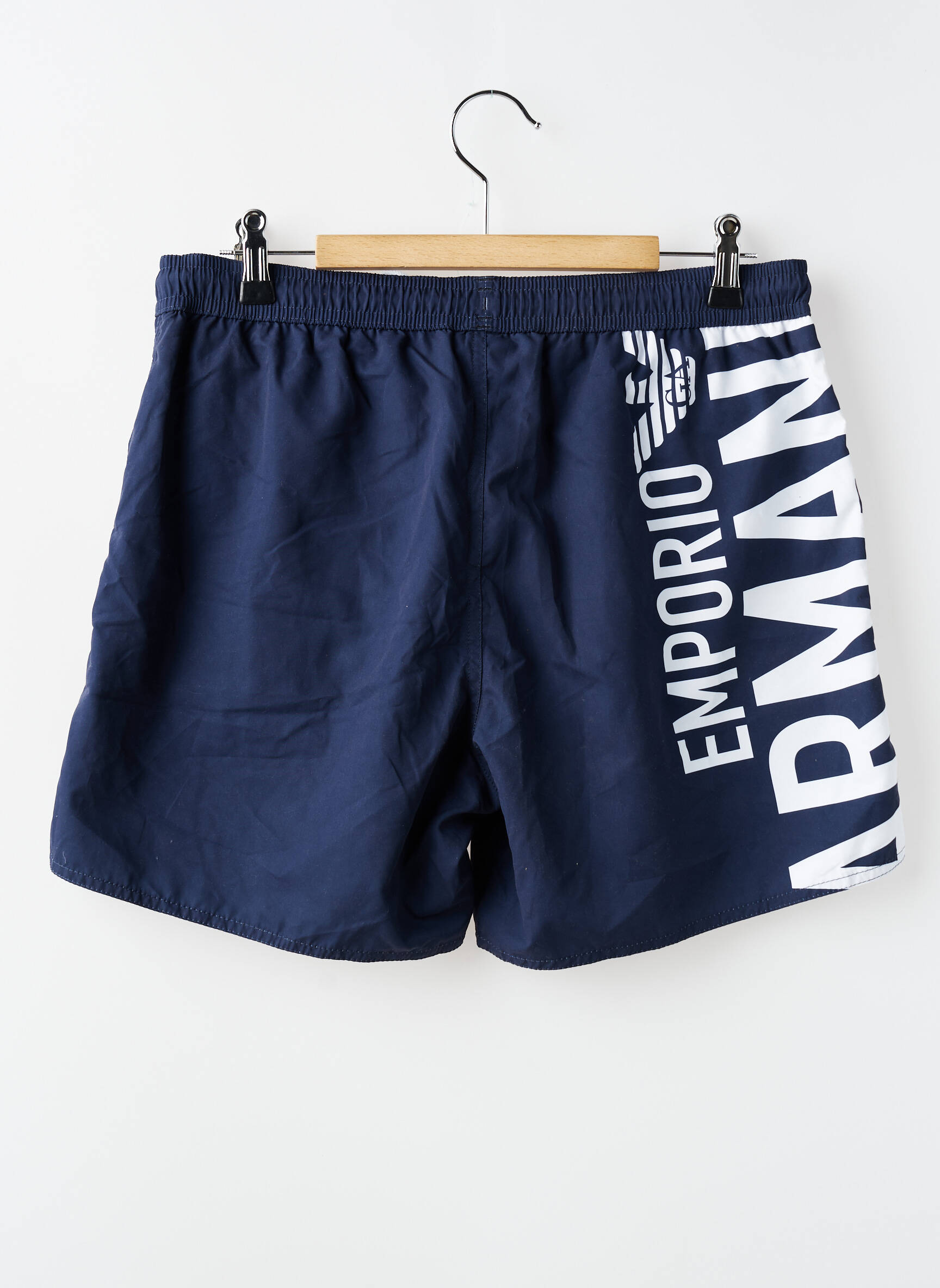 Maudymosi šortas dvigubas pamušalas mėlyna EMPORIO ARMANI vyras