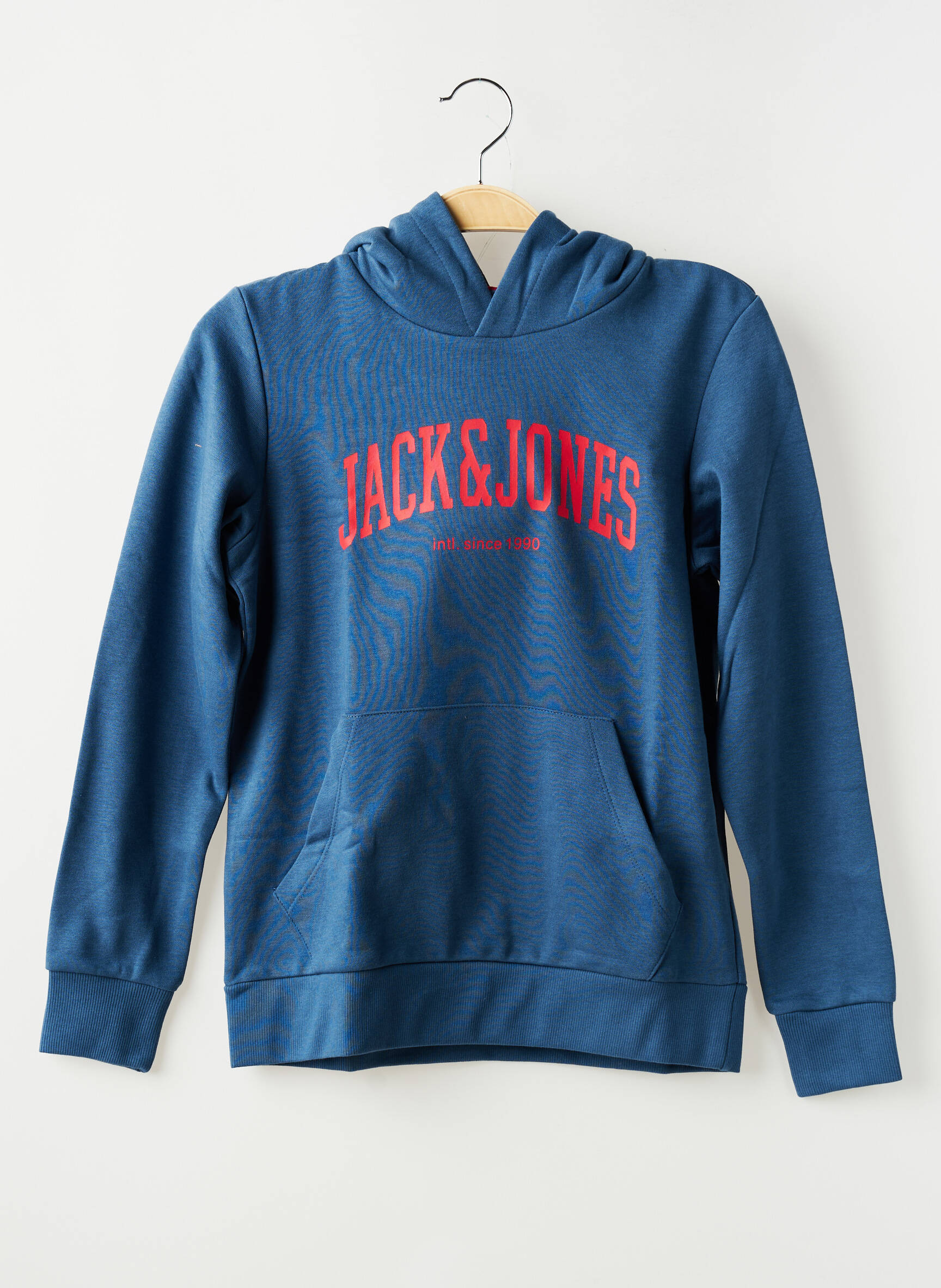 Kapišonas kišenės ilgos rankovės mėlyna JACK & JONES berniukas