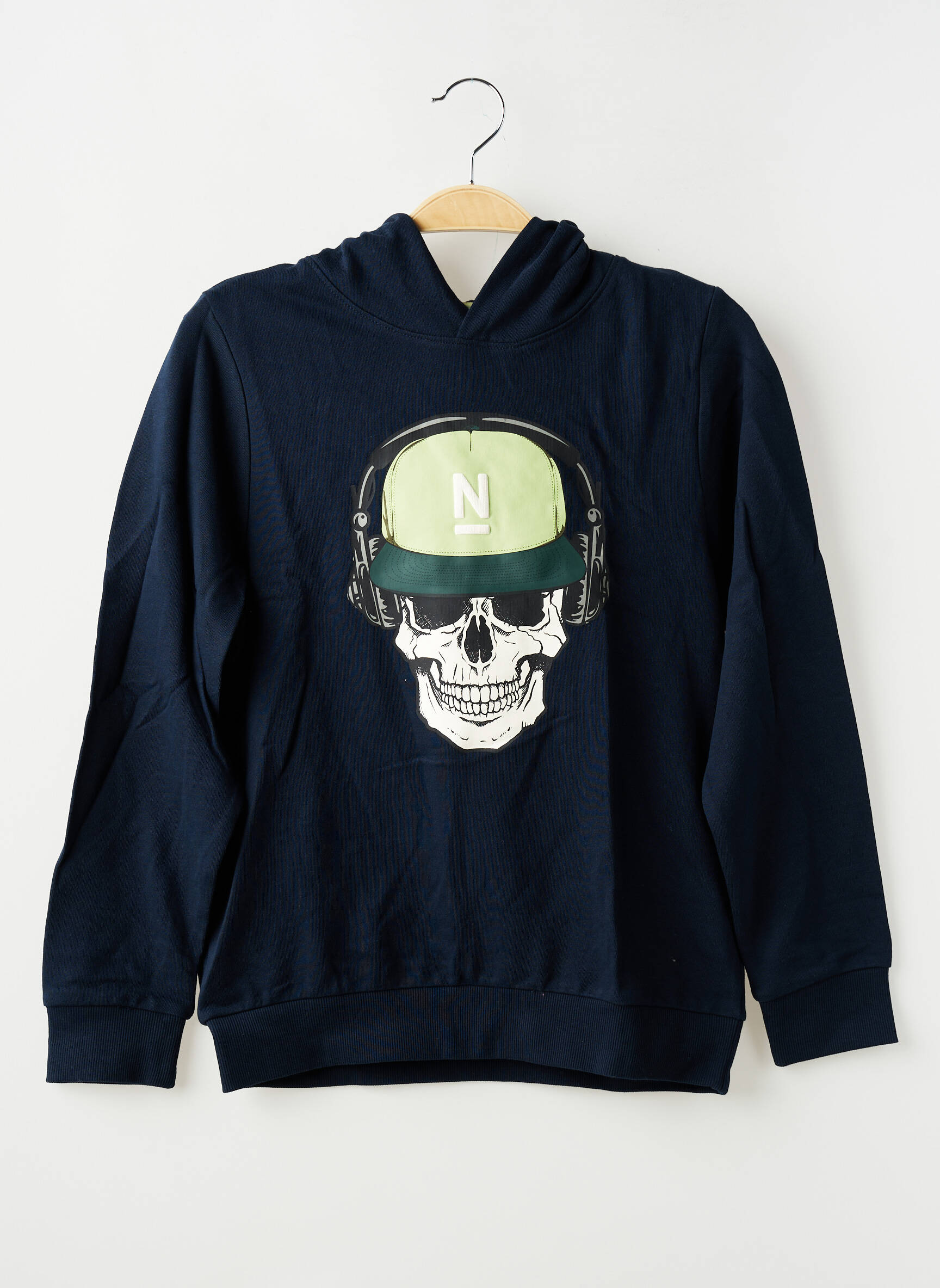 Kapišonas jersey audinys ilgos rankovės mėlyna NAME IT berniukas