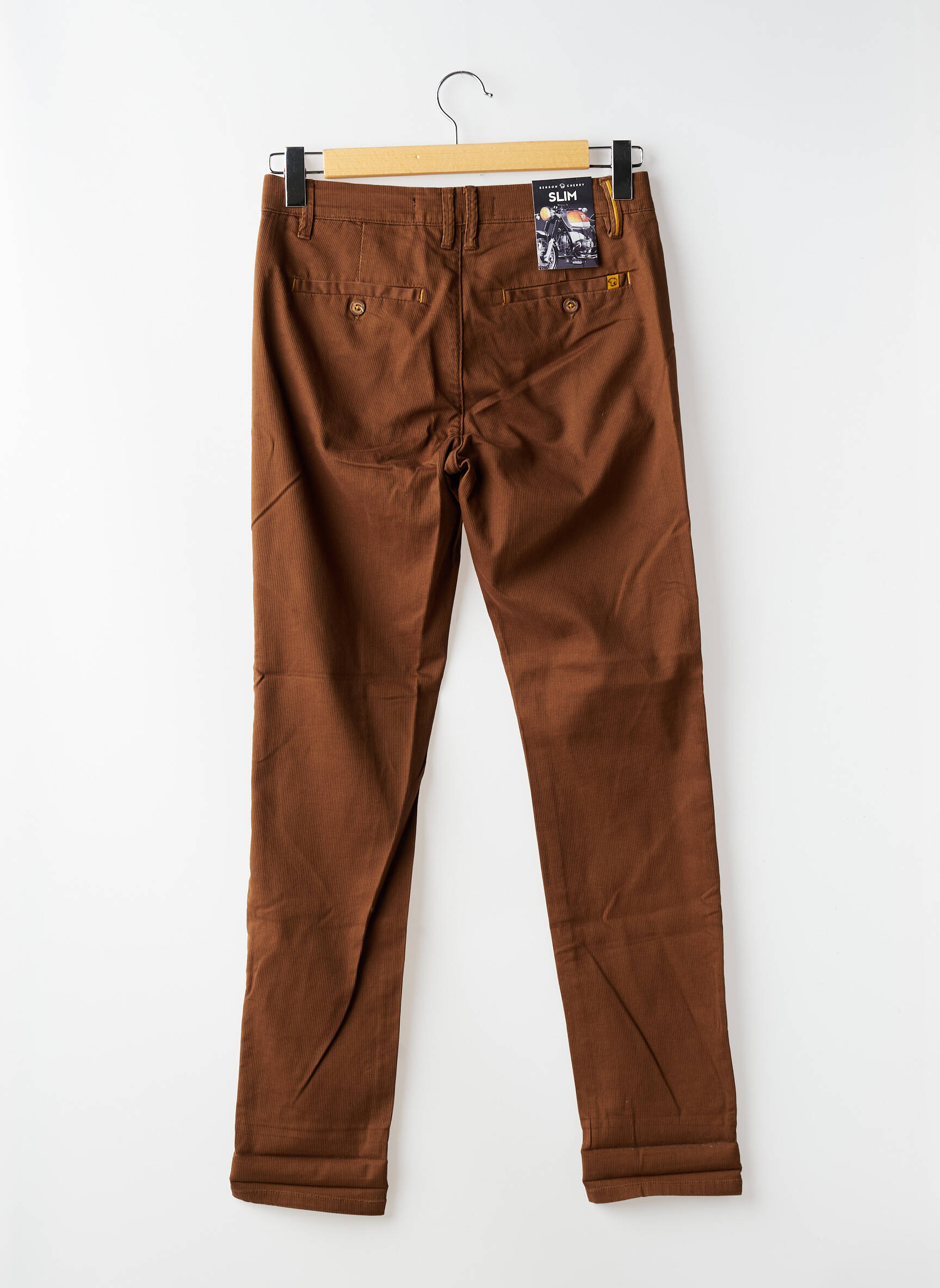 Chino kelnė tamprumas normala dydis rudas BENSON & CHERRY vyras