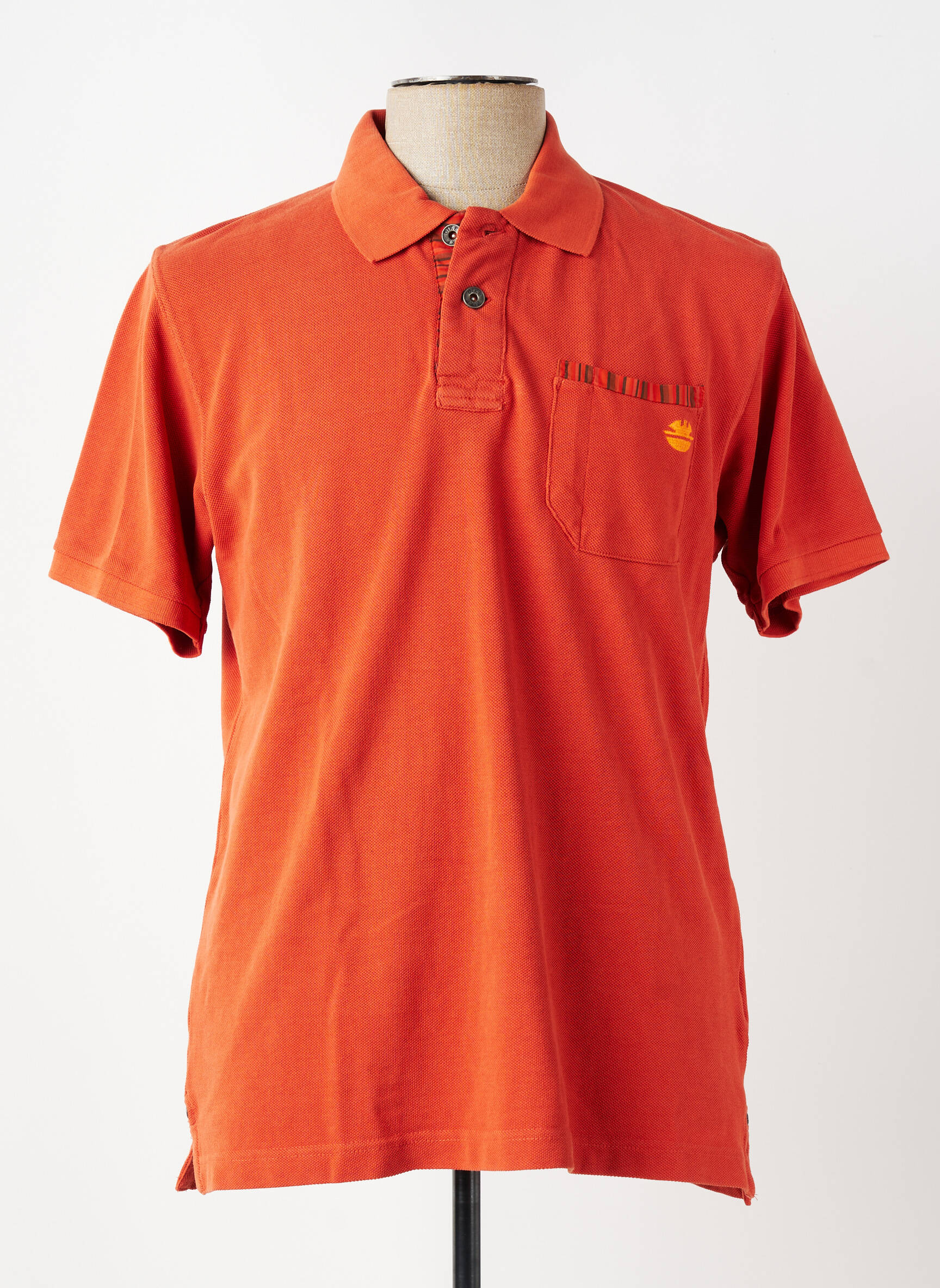Polo tamprumas trumpas rankovės oranžinė DIKE vyras