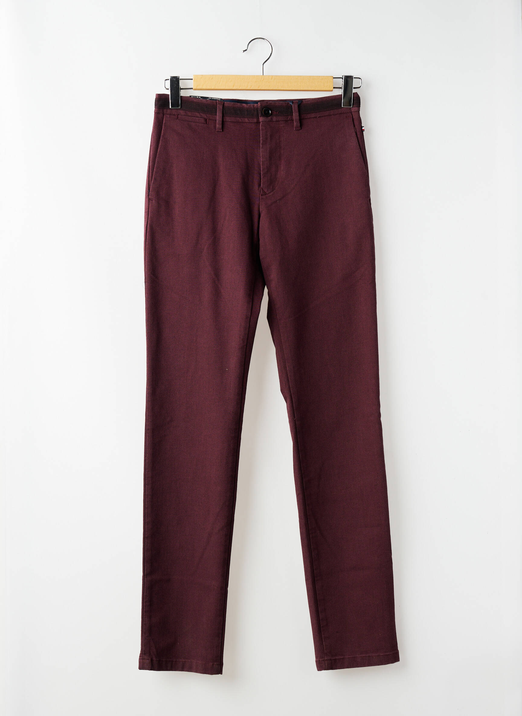 Chino kelnė chinamas audinys maža dydžio raudona TOMMY HILFIGER vyras