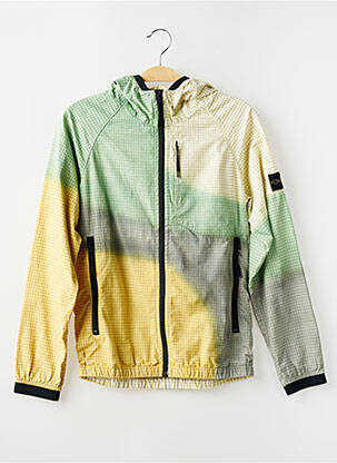 Vėjo nepraleidėjas kišenės su gobtuvu žalias STONE ISLAND berniukas