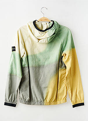 Vėjo nepraleidėjas kišenės su gobtuvu žalias STONE ISLAND berniukas