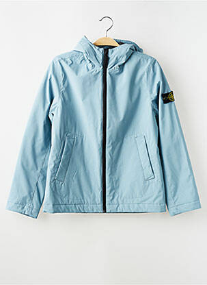 Parka kišenės su gobtuvu mėlyna STONE ISLAND berniukas