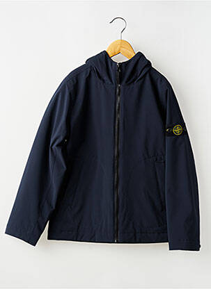 Parka kišenės su gobtuvu mėlyna STONE ISLAND berniukas