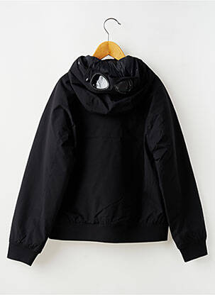 Pūkinė striukė dvigubai apdailinta vidinė dalis su gobtuvu juodas CP COMPANY berniukas