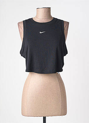 Viršūnė tamprumas be rankų juodas NIKE moteris