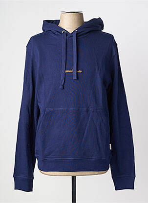 Kapišonas jersey audinys ilgos rankovės mėlyna JACK & JONES vyras