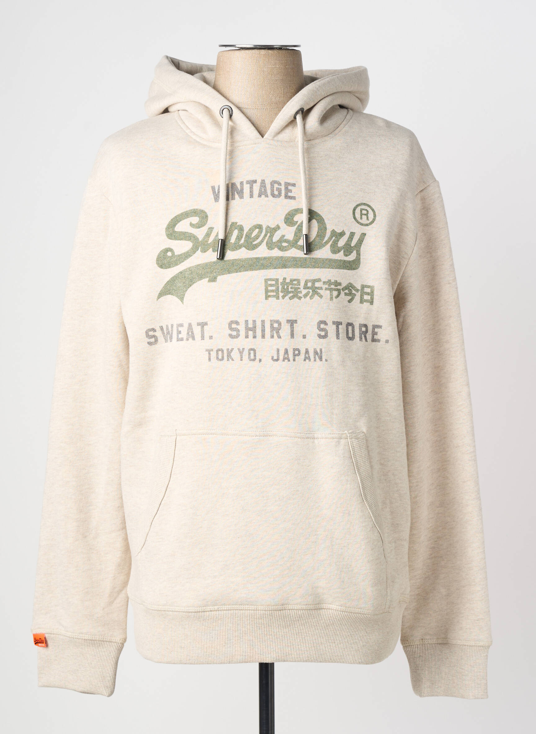 Kapišonas kišenės ilgos rankovės bežinis SUPERDRY vyras
