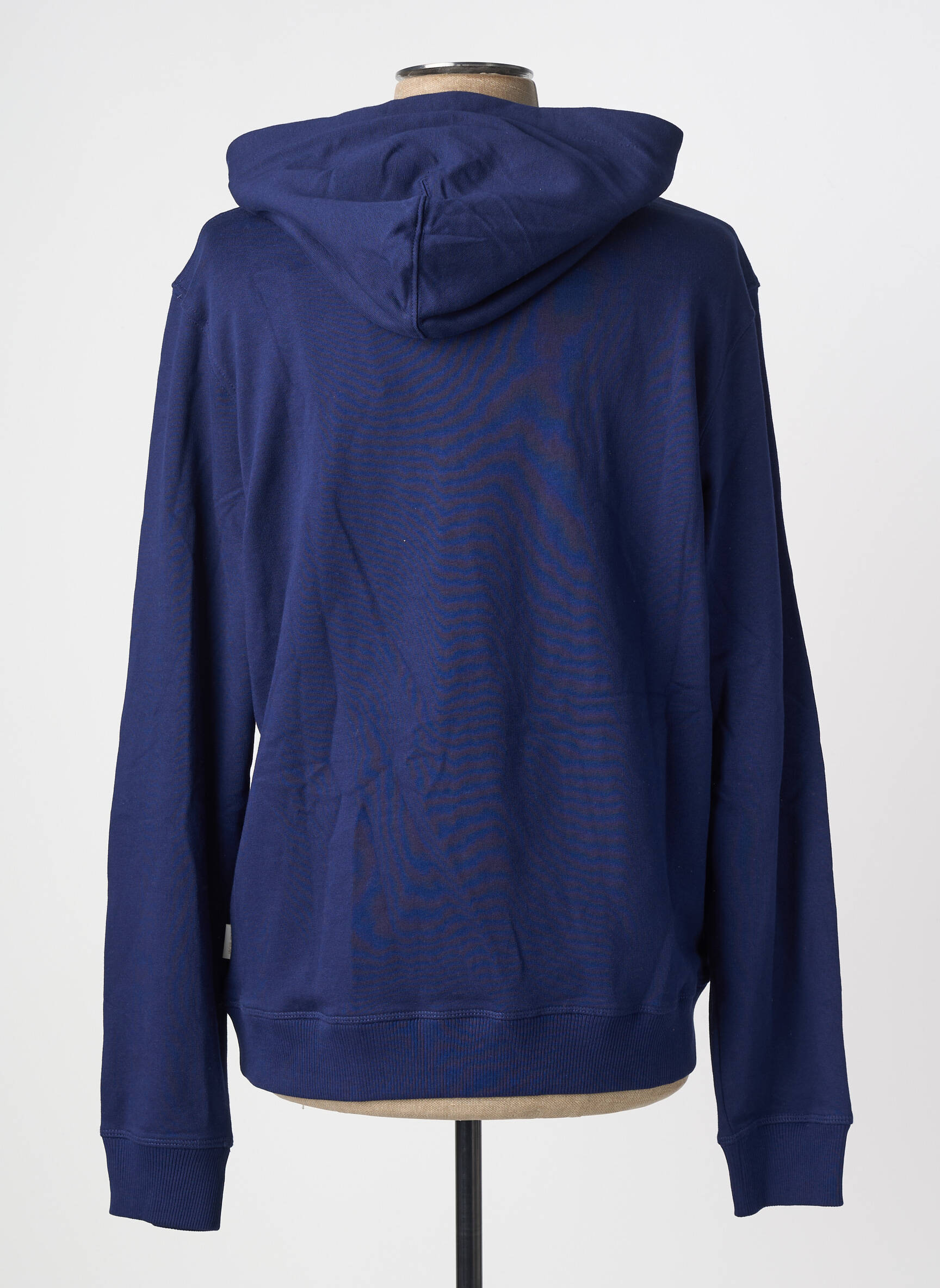 Kapišonas jersey audinys ilgos rankovės mėlyna JACK & JONES vyras