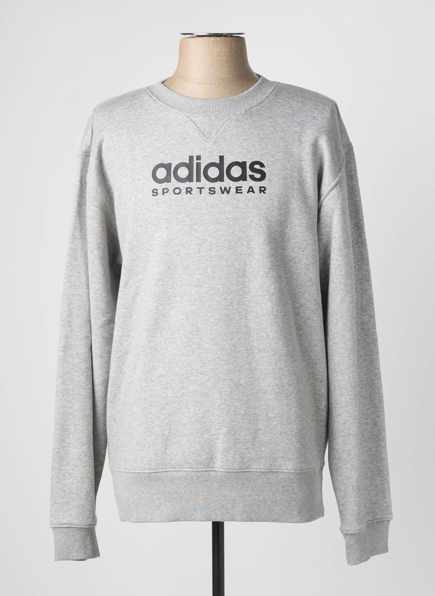 Mikroskopas tamprumas ilgos rankovės pilka ADIDAS vyras
