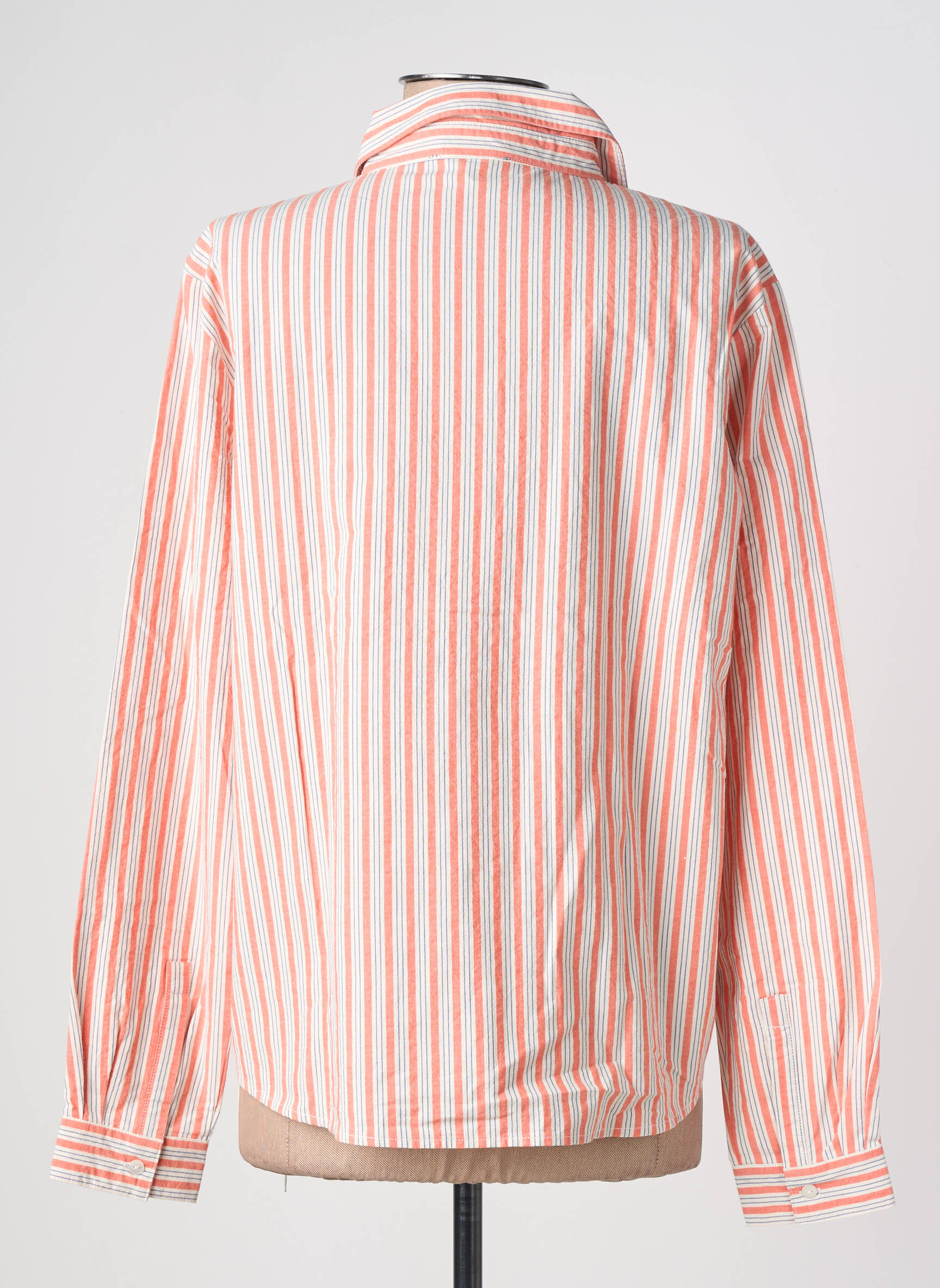 Moteriškas marškinys centrinė iškirptė ilgos rankovės oranžinė SAINT JAMES moteris