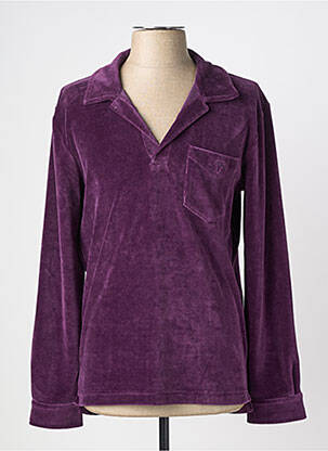 Polo ilgos rankovės ilgos rankovės violetinis OAS COMPANY vyras