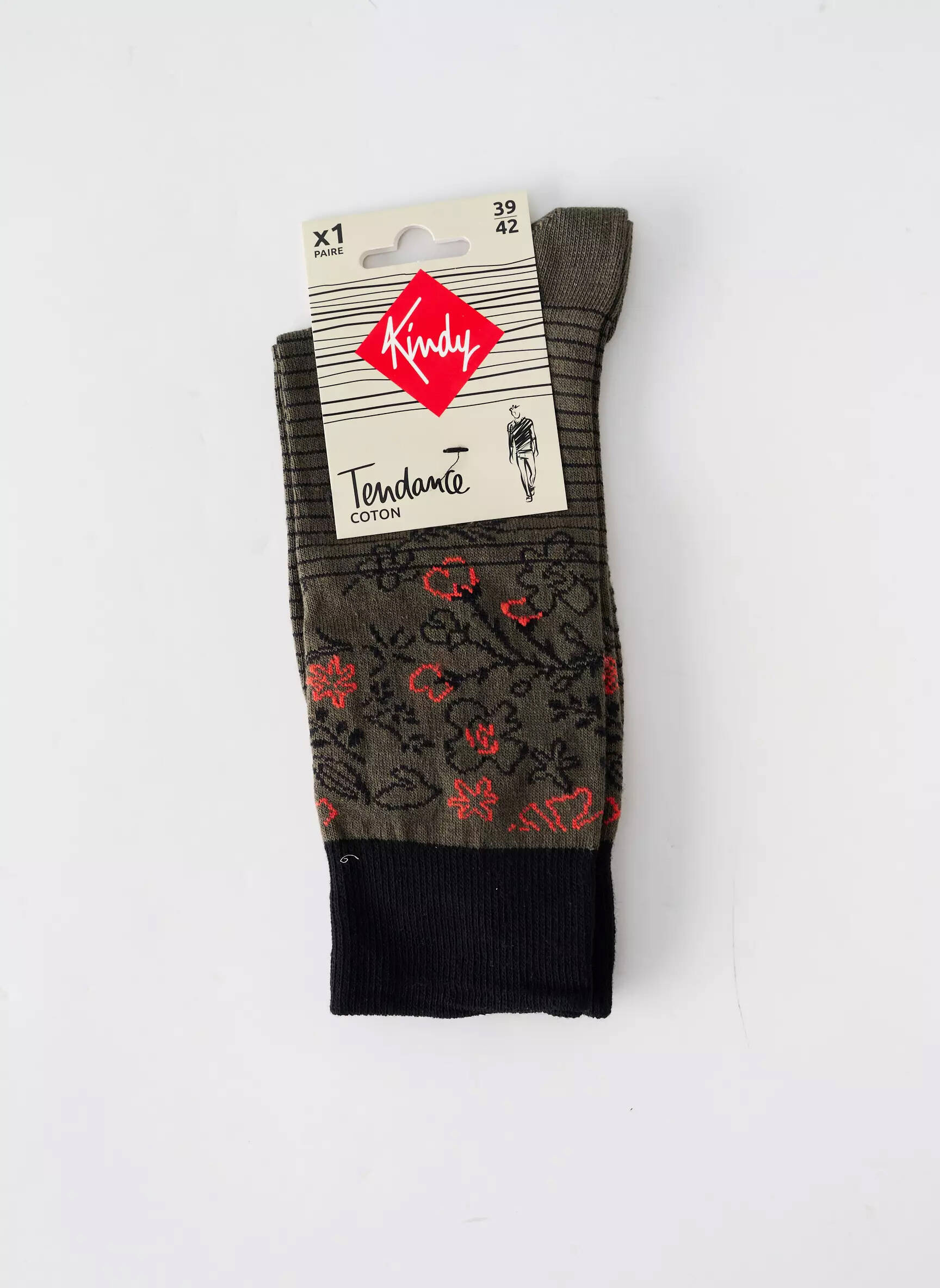 Kojinės kaki KINDY vyras
