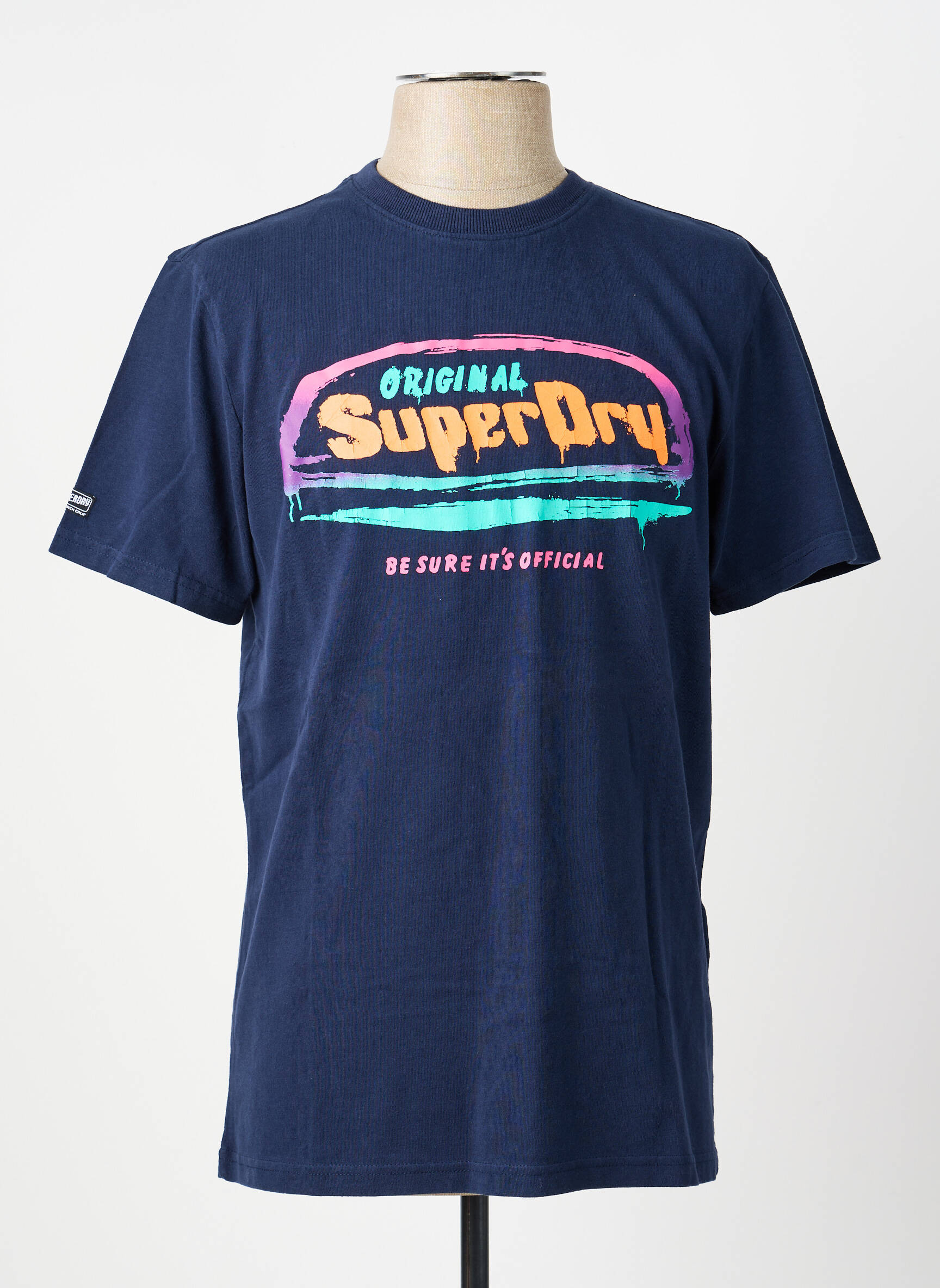 T-marškinys mėlyna SUPERDRY vyras