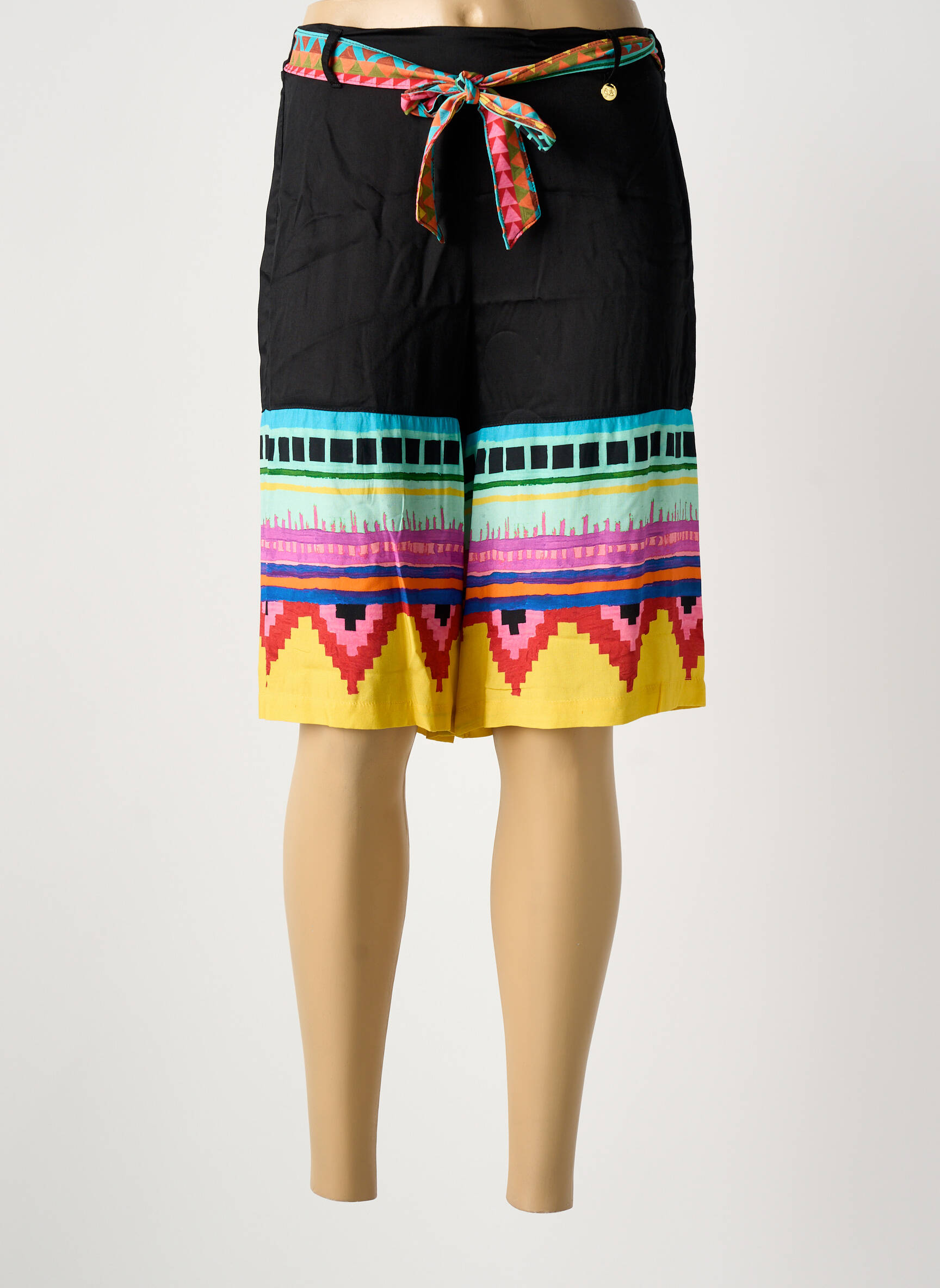 Bermudas juodas PAUL BRIAL moteris