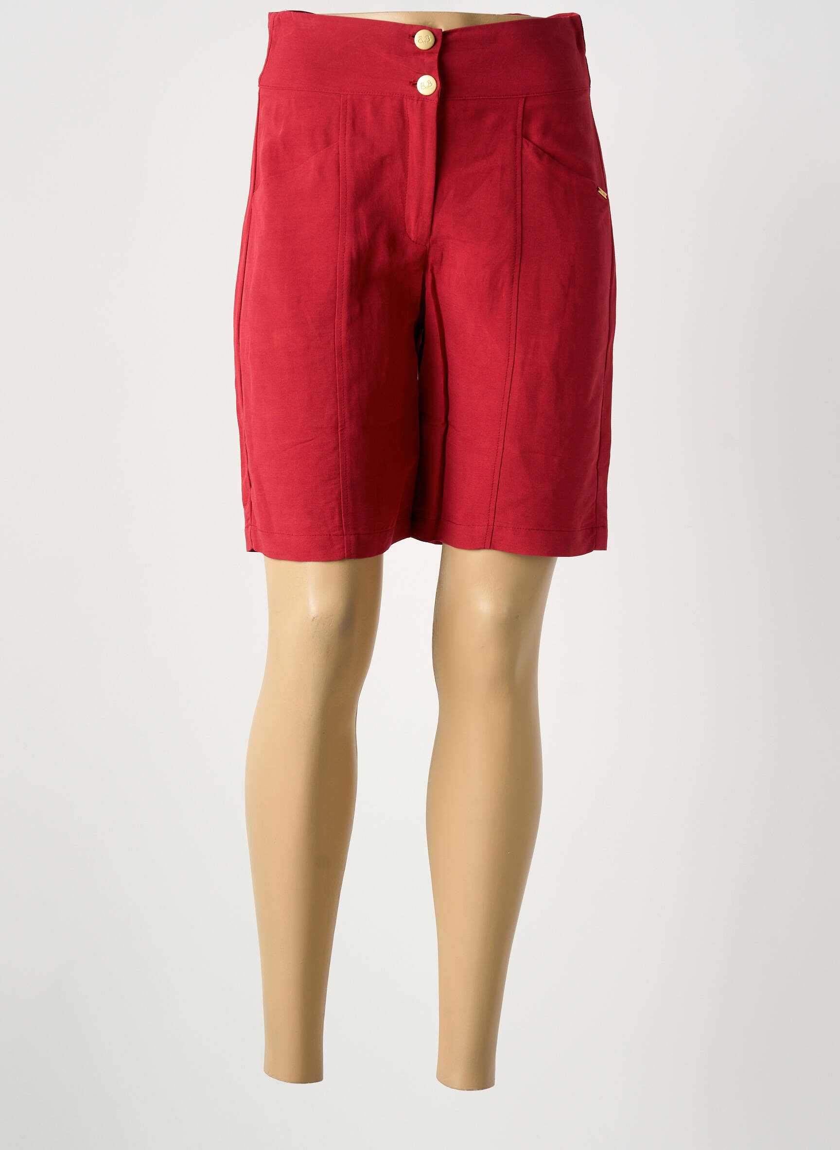 Bermudas raudona PAUL BRIAL moteris