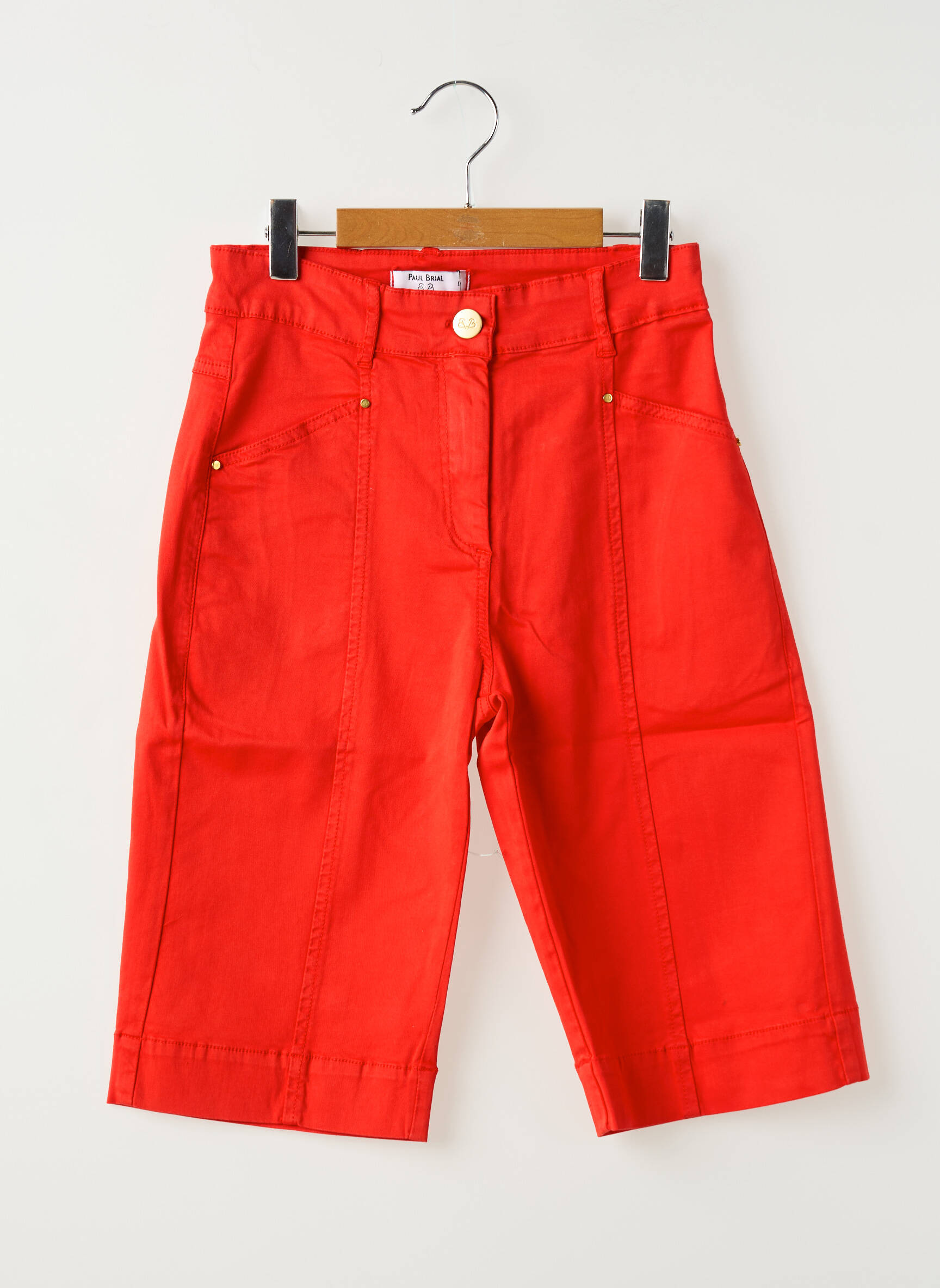 Bermudas raudona PAUL BRIAL moteris