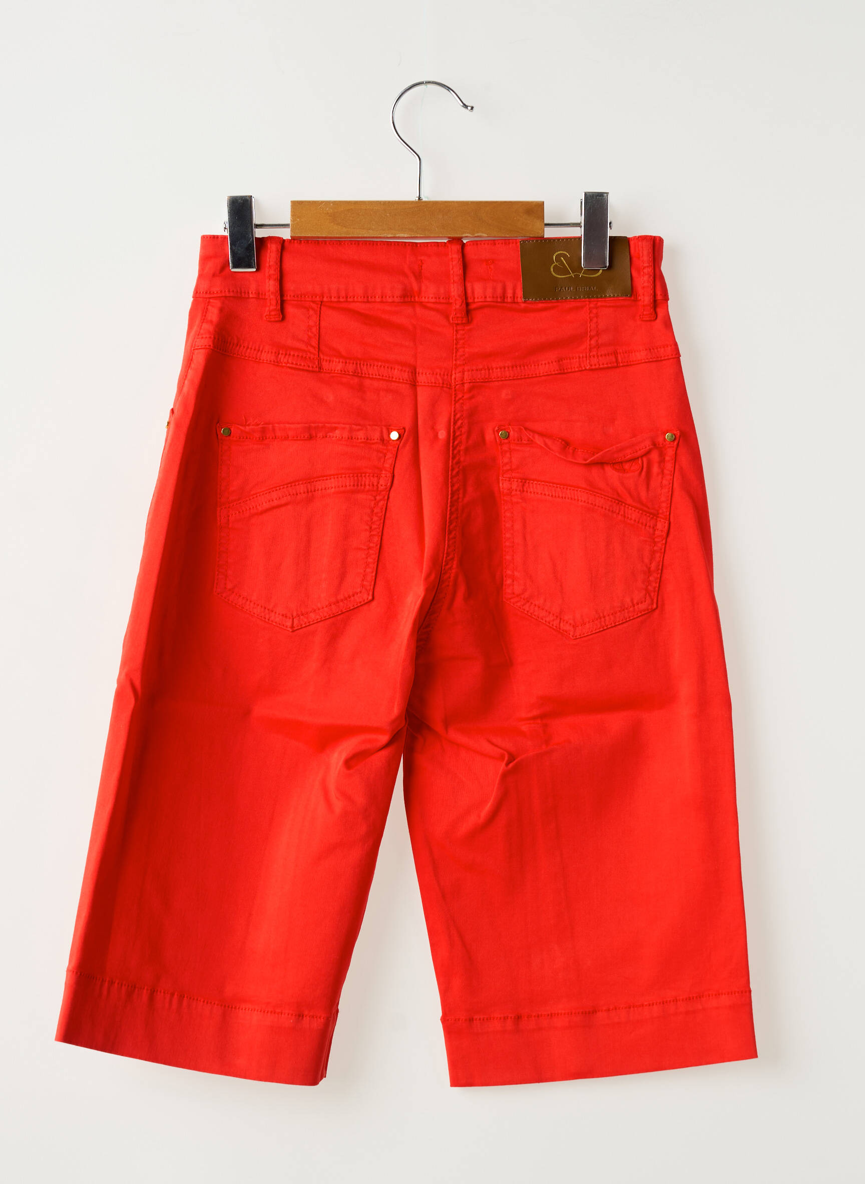 Bermudas raudona PAUL BRIAL moteris