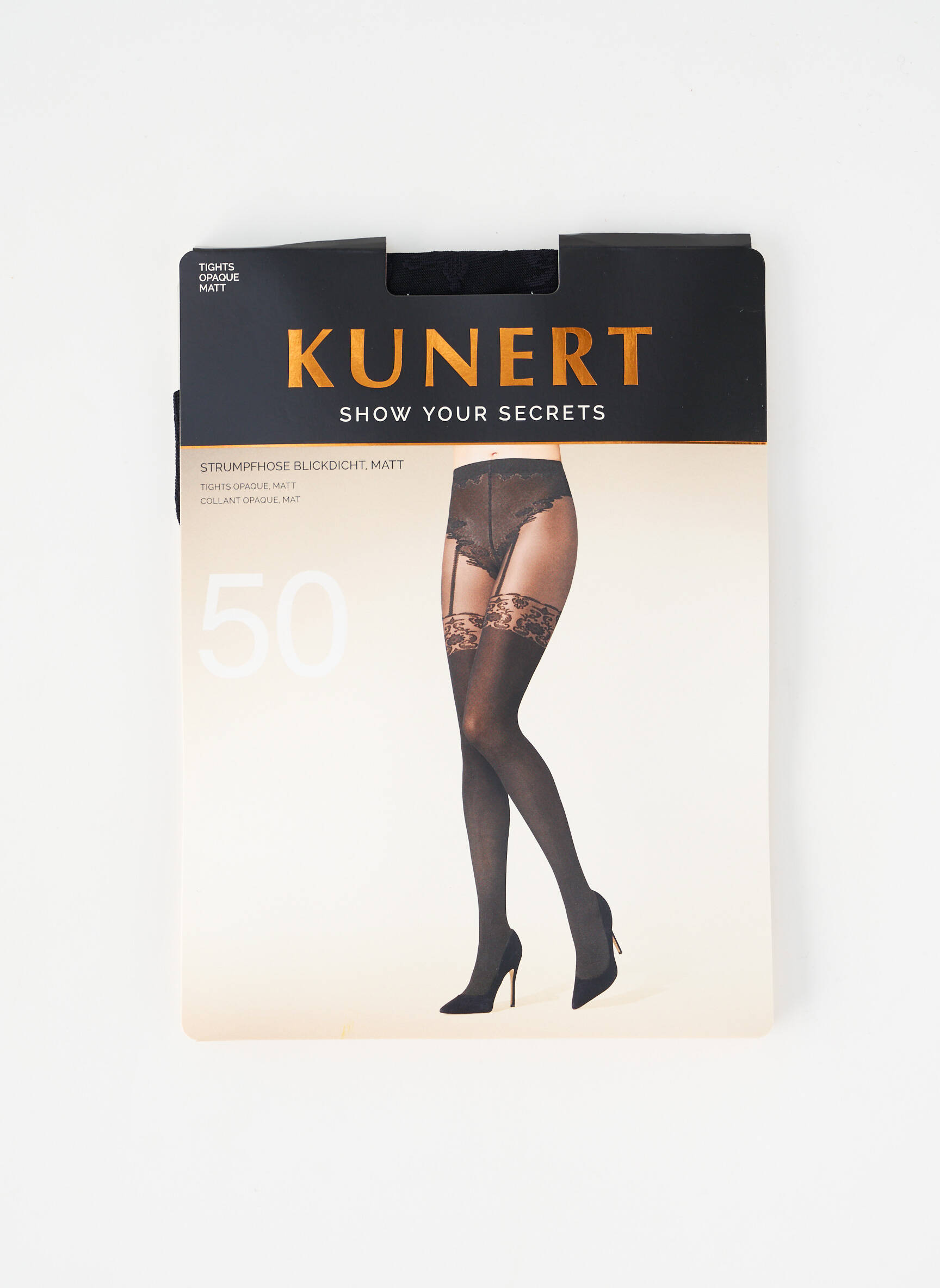 Kojinės juodas KUNERT moteris
