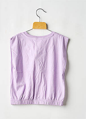 T-marškinys violetinis CARS JEANS mergina