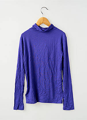 T-marškinys violetinis ONLY mergina