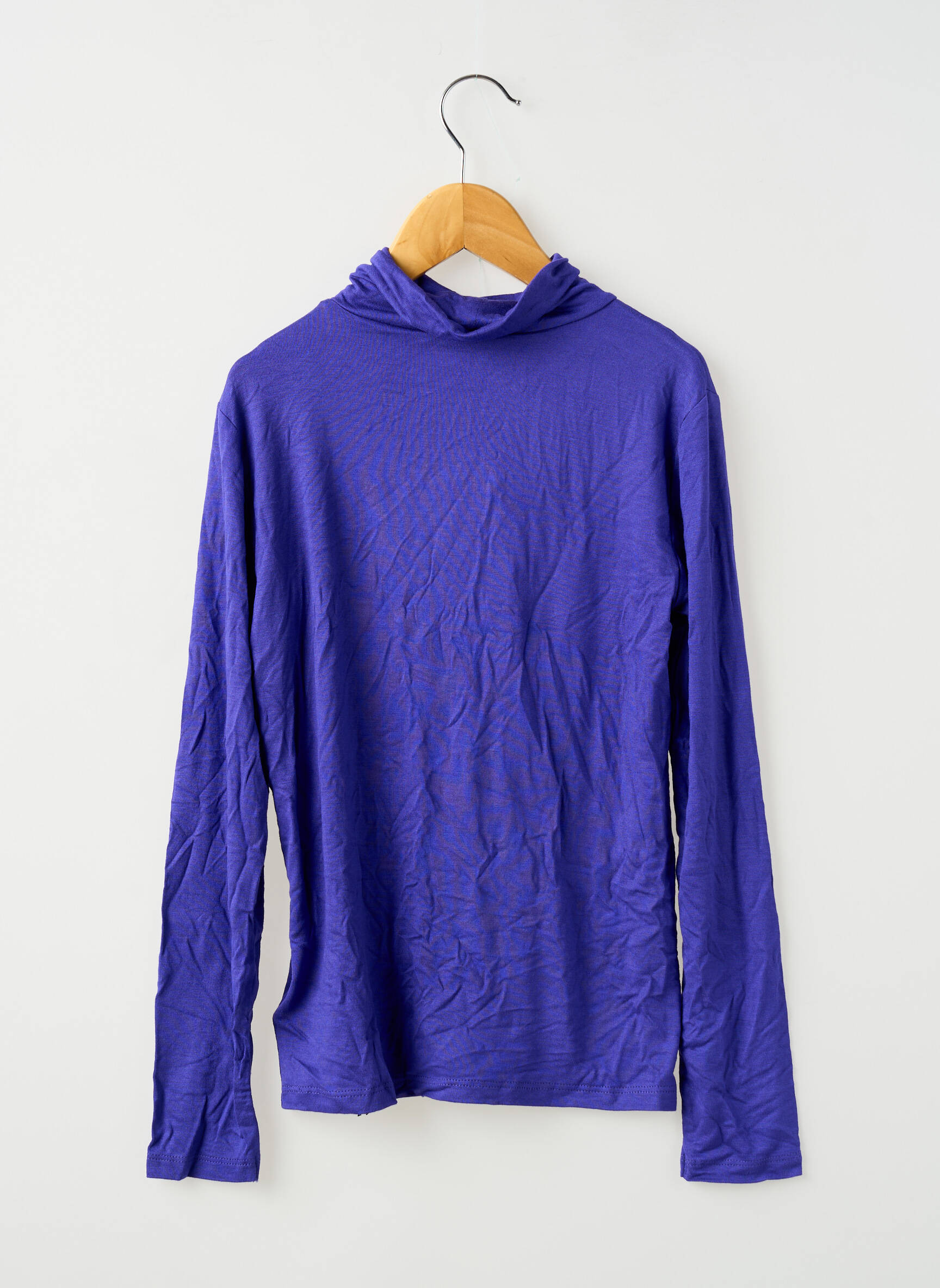 T-marškinys violetinis ONLY mergina