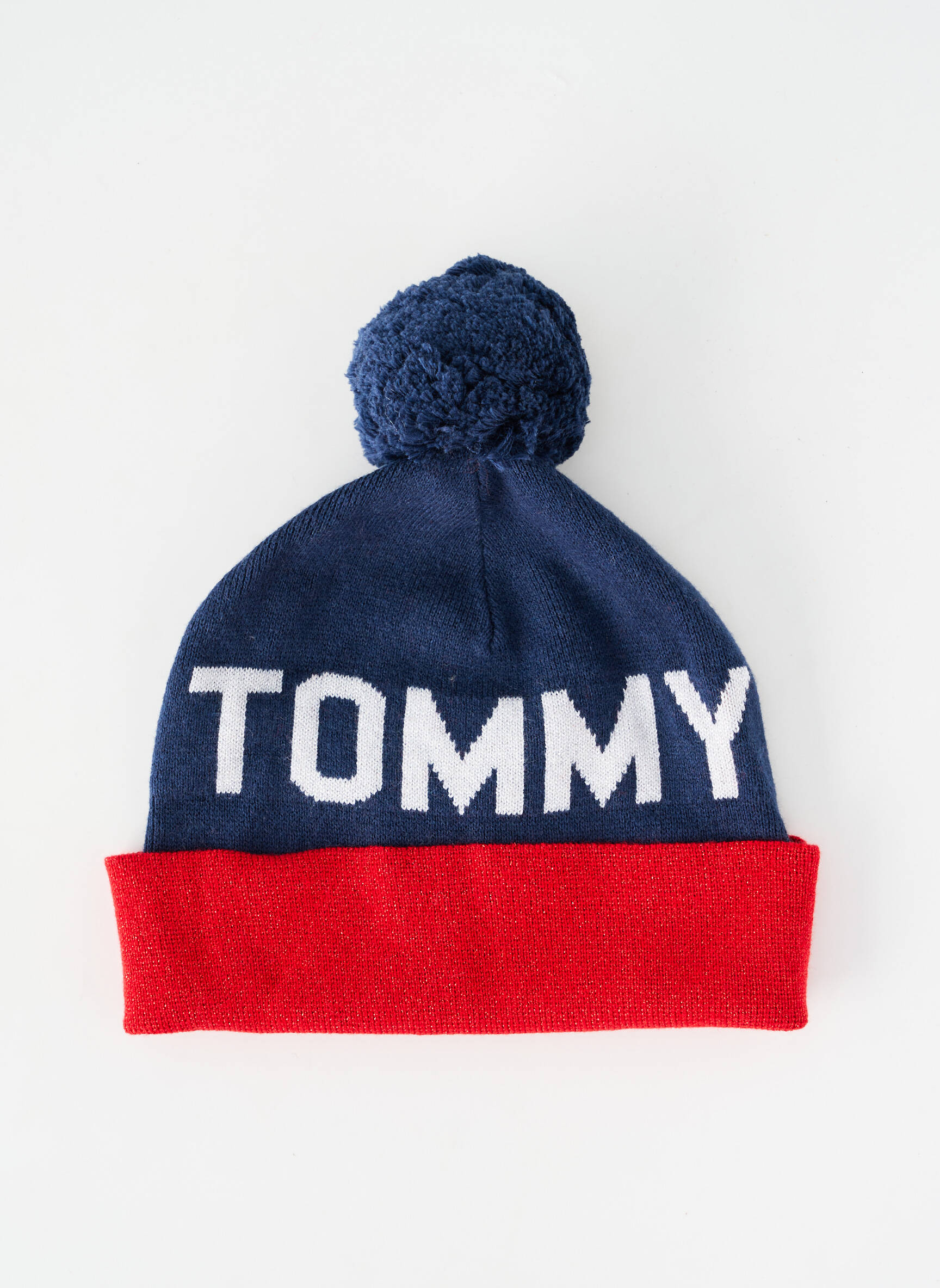 Kepurė mėlyna TOMMY HILFIGER moteris