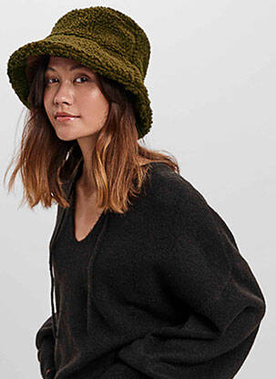 Skrybėlė žalias VERO MODA moteris