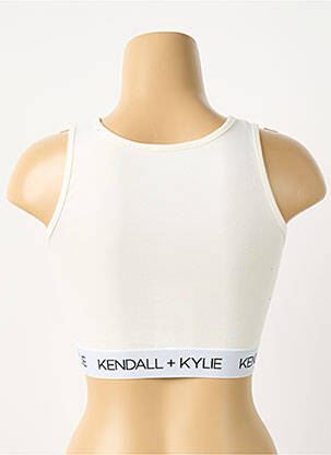 Marškiniai be rankovių baltas KENDALL + KYLIE moteris