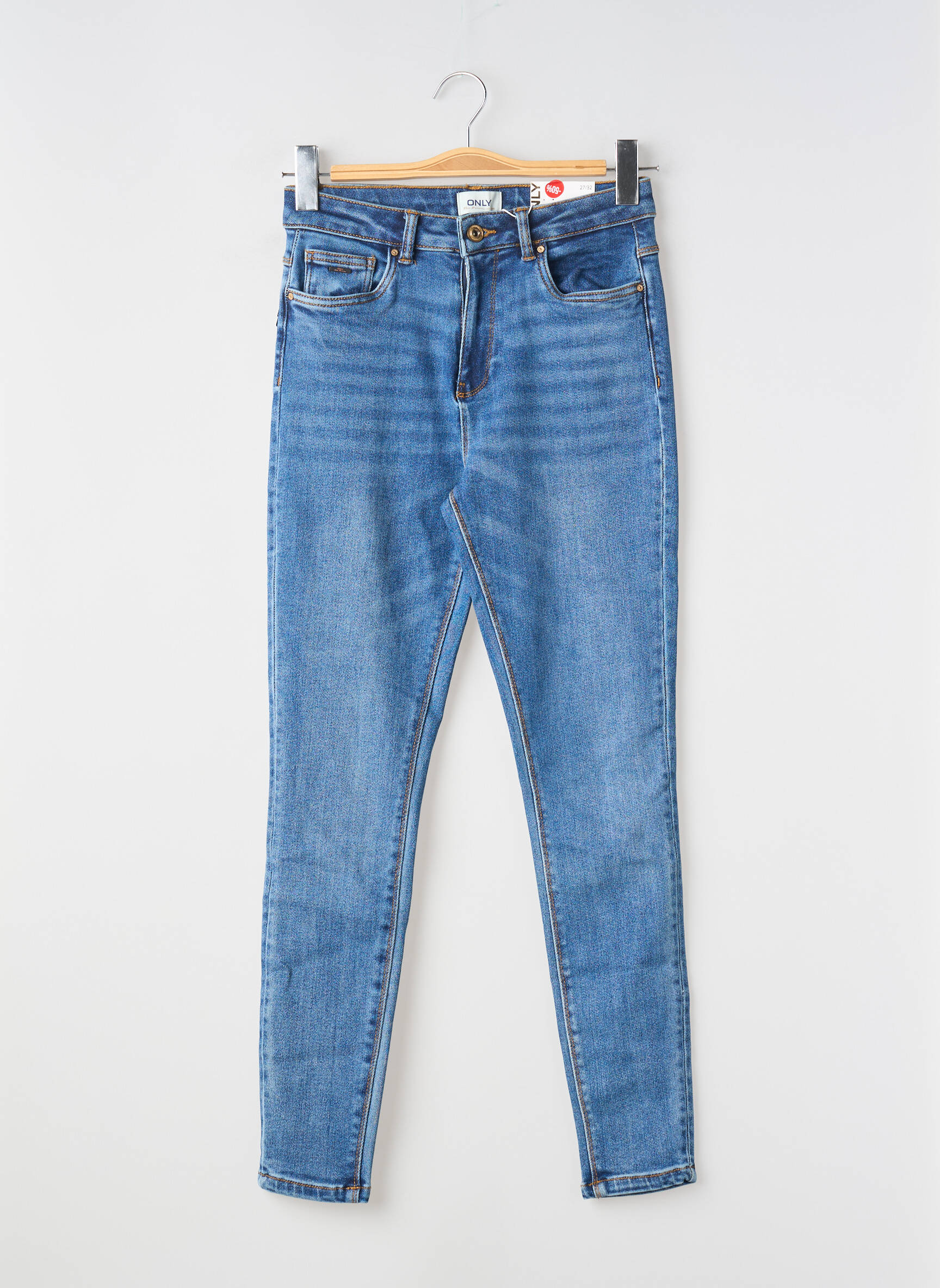 Lieknos džinsai mėlyna ONLY moteris