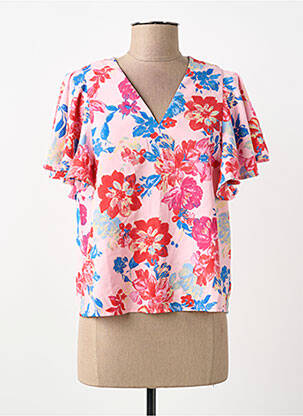 Moteriškas marškinys rožinė VERO MODA moteris