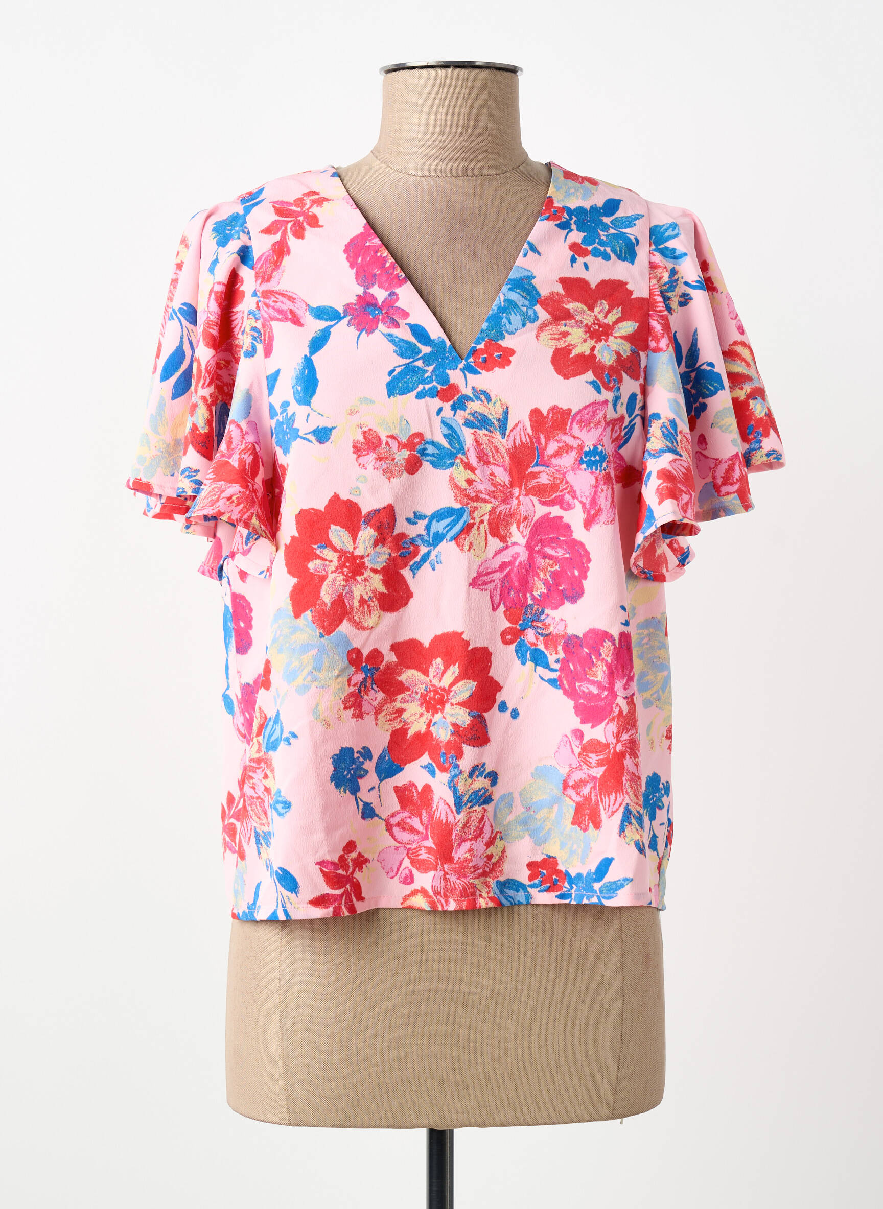 Moteriškas marškinys rožinė VERO MODA moteris