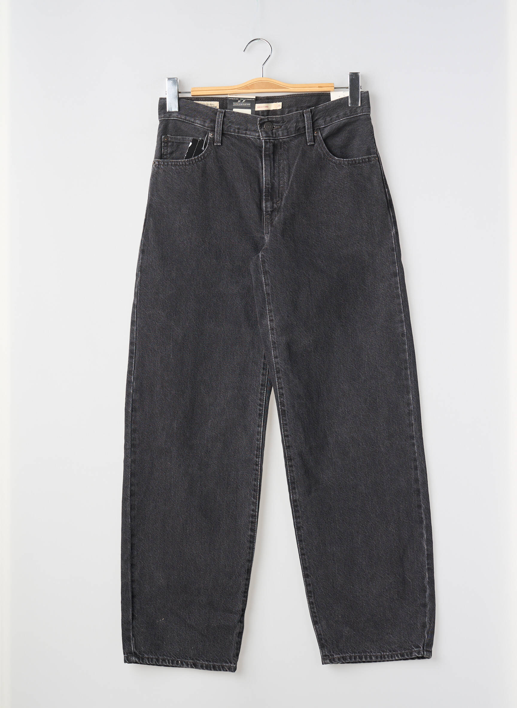 Boyfriend džinsai juodas LEVI'S moteris