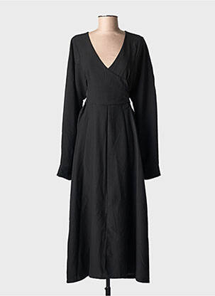 Pusilgių suknelė juodas ASTRID BLACK LABEL moteris