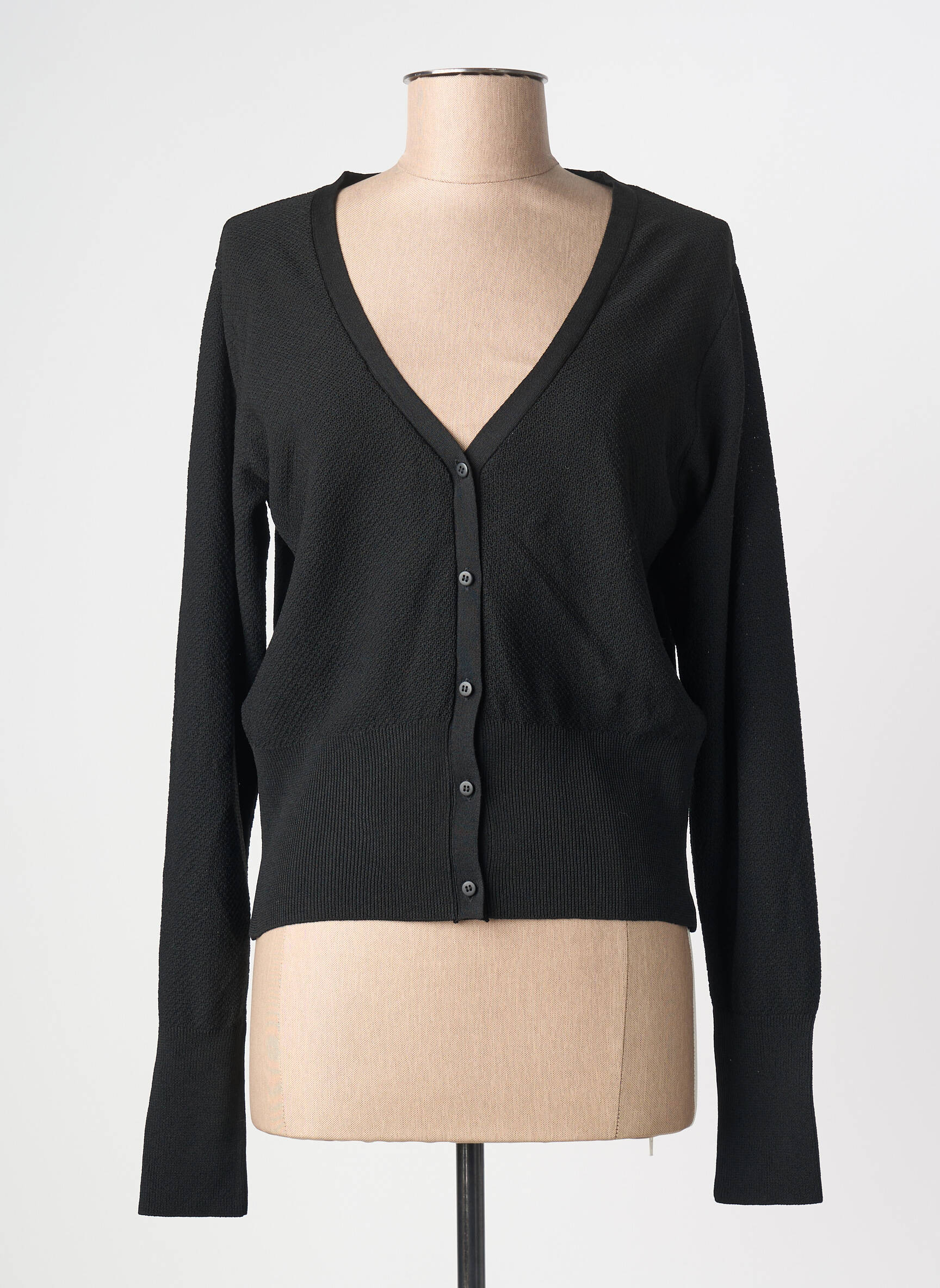 Ilgų rankovių liemenė juodas ASTRID BLACK LABEL moteris