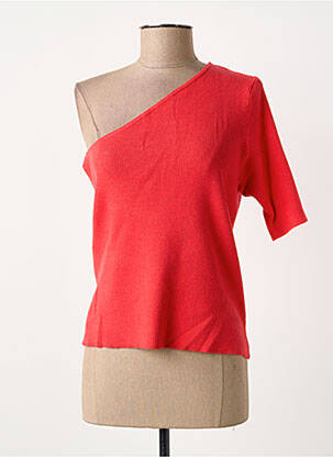 Megztinis raudona VERO MODA moteris